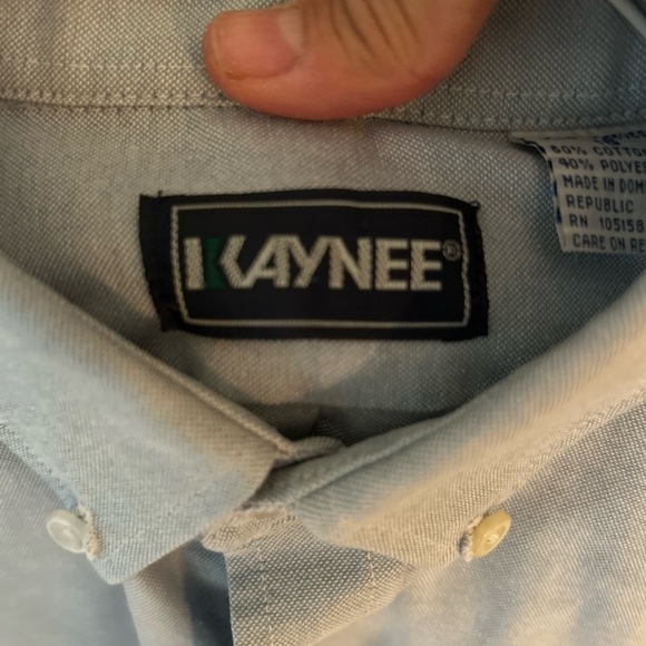 🌿Kayne boys blue button-down shirt, size 16🌿 - Picture 7 of 8